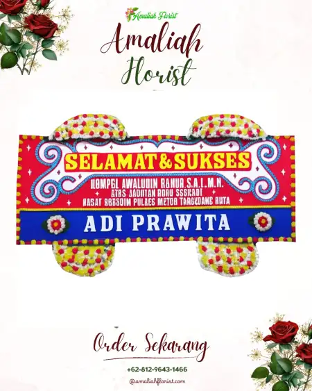 Papan Bunga Ucapan Selamat Tlagayasa